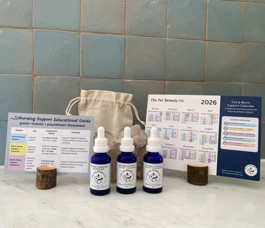 Worming Support – Homeopathic Worm Immune Support & Worm Active Support for Pets